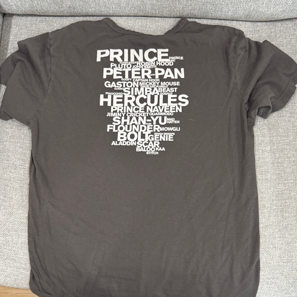 James Perse Dark Brown Graphic Tee